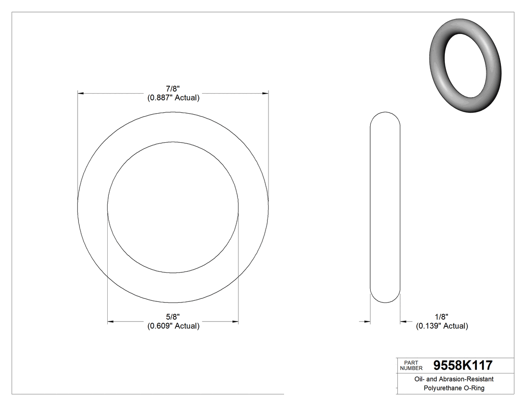 Technical drawing - 9558K117
